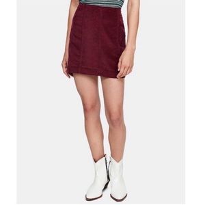 Free People Mulberry Mini Skirt